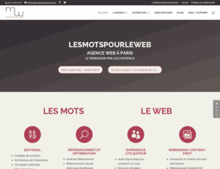 lesmotspourleweb.com screenshot