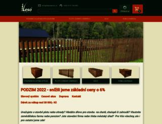 lesoservis.cz screenshot