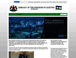 lesothoembassy.ie screenshot