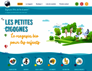 lespetitescigognes.fr screenshot