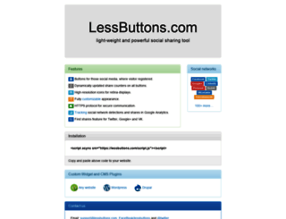 lessbuttons.com screenshot