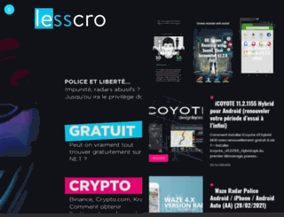lesscro.com screenshot