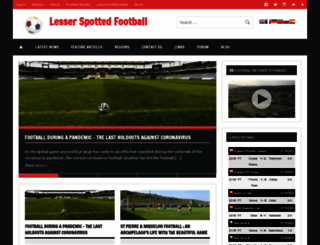 lesserspottedfootball.com screenshot