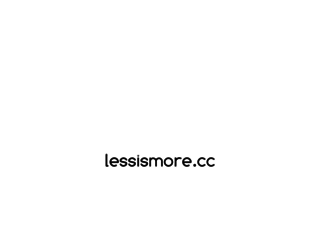 lessismore.cc screenshot