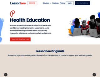 lessonbee.com screenshot