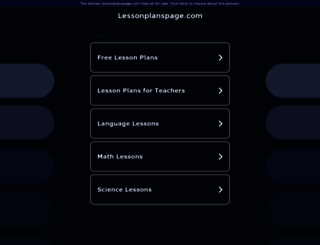 lessonplanspage.com screenshot