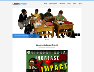 lessonsnips.com screenshot