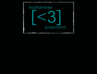lessthanthree-productions.com screenshot