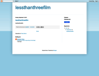 lessthanthreefilm.blogspot.com screenshot