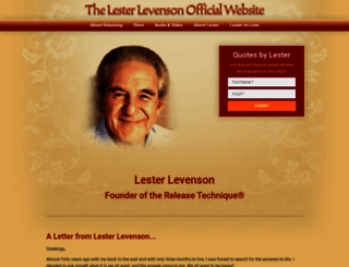lesterlevenson.org screenshot