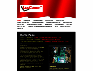 lesterscustoms.com screenshot