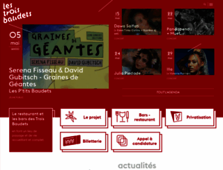 lestroisbaudets.com screenshot