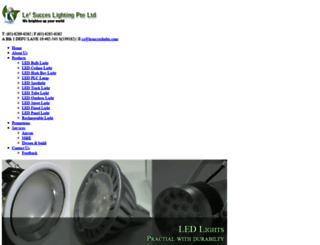 lesucceslights.com screenshot