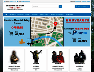 lesurplus.com screenshot