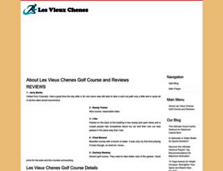 lesvieuxchenesgolfcourse.com screenshot