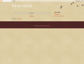 let-us-study.blogspot.com screenshot