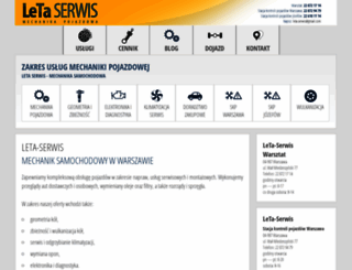 leta-serwis.pl screenshot