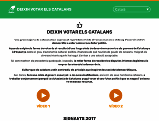 letcatalansvote.org screenshot