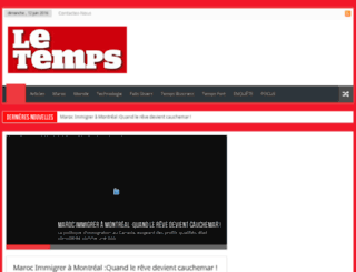 letemps.ma screenshot