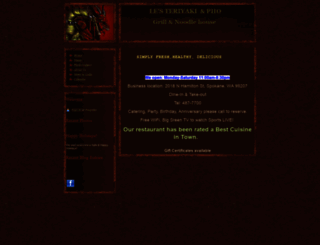 leteriyaki.webs.com screenshot