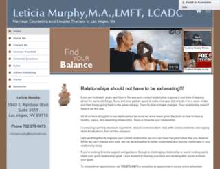 leticiamurphytherapy.com screenshot