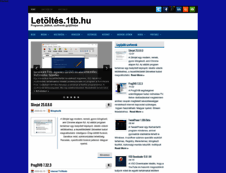 letoltes.1tb.hu screenshot
