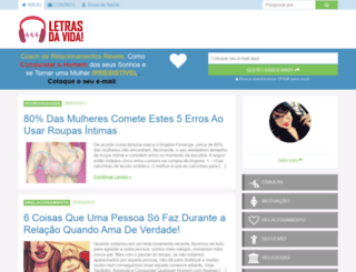 letradavida.com.br screenshot