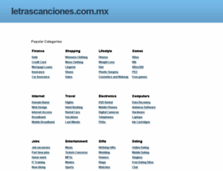 letrascanciones.com.mx screenshot