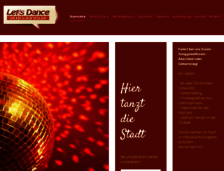 lets-dance-tanzschule.de screenshot
