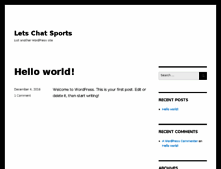 letschatsports.com screenshot