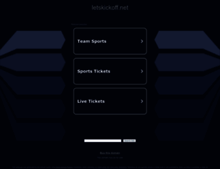 letskickoff.net screenshot