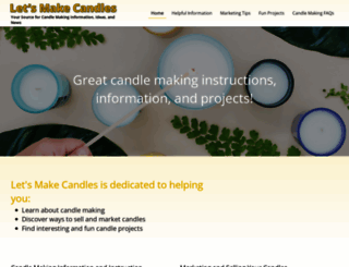 letsmakecandles.com screenshot