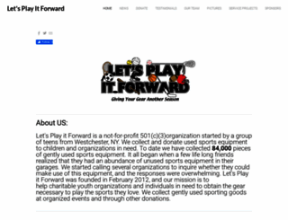 letsplayitforward.org screenshot