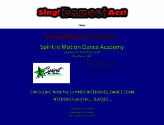 letssingdanceact.com screenshot