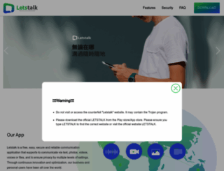 letstalk.net screenshot