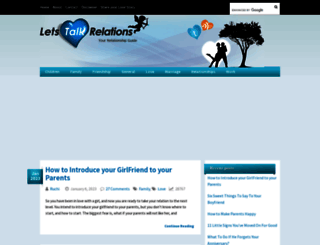 letstalkrelations.com screenshot