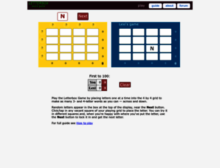 letterbox.lexigame.com screenshot