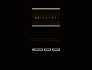 lettercaseapp.com screenshot