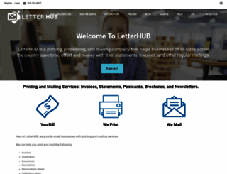 letterhub.com screenshot