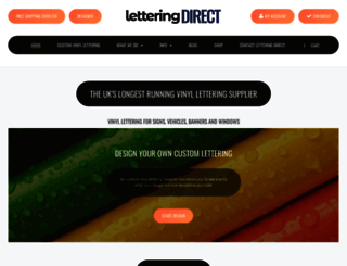 letteringdirect.com screenshot