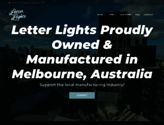 letterlights.com.au screenshot