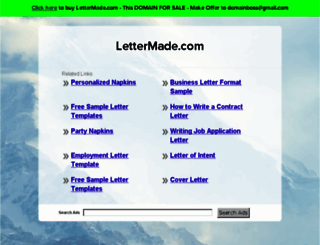 lettermade.com screenshot