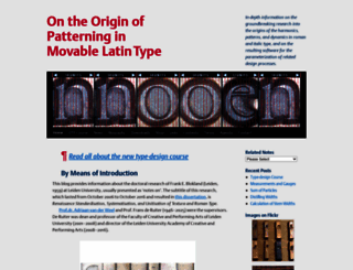 lettermodel.org screenshot
