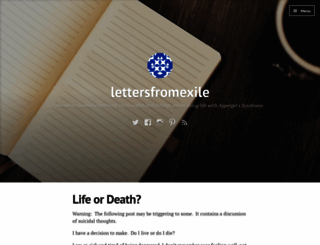 lettersfromexile.wordpress.com screenshot
