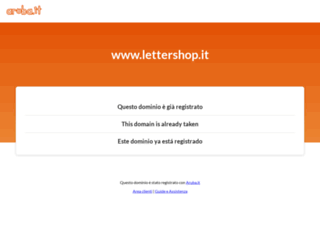 lettershop.it screenshot