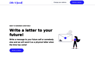 lettertoyourself.com screenshot