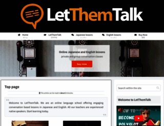 letthemtalk.co.uk screenshot