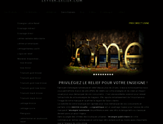 lettre-relief.com screenshot