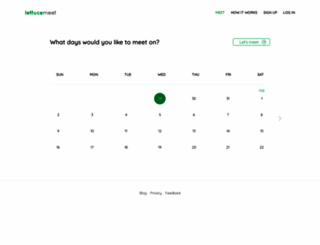 lettucemeet.com screenshot