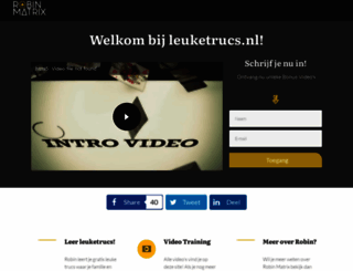 leuketrucs.nl screenshot